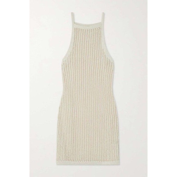 NEW Cult Gaia Yara Crochet Dress Sz M Off White - Picture 15 of 15